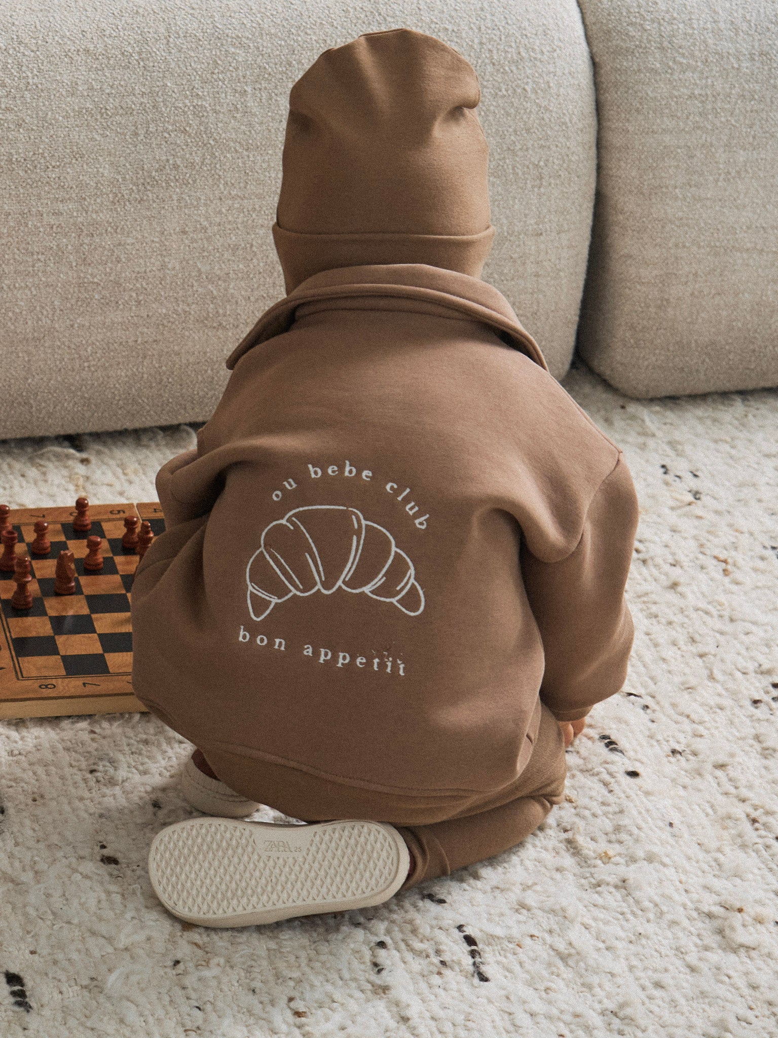 Dres z logo - karmelowy