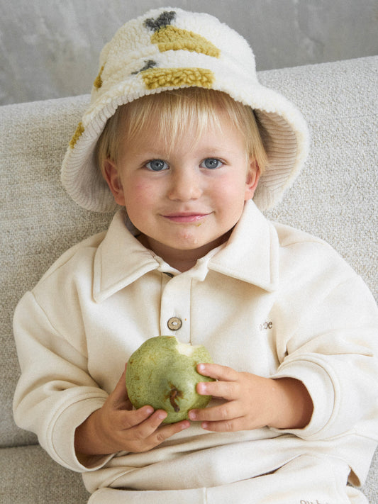 Dwustronny kapelusz w gruszki