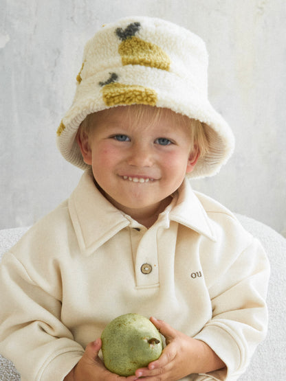 Dwustronny kapelusz w gruszki