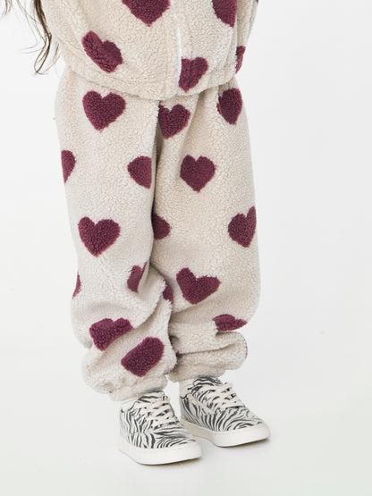 Spodnie outdoor w serca