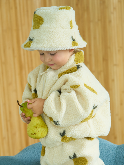 Dwustronny kapelusz w gruszki