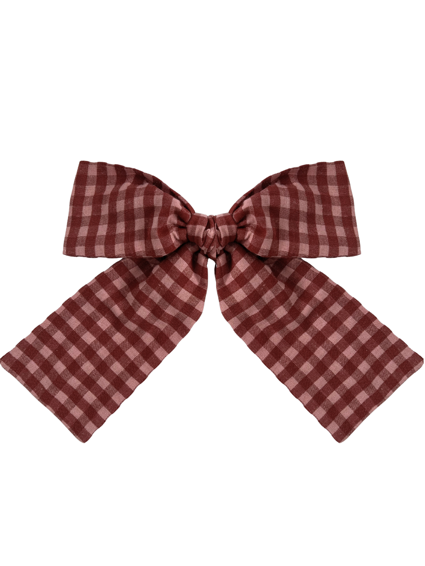 Duża kokarda w kratkę