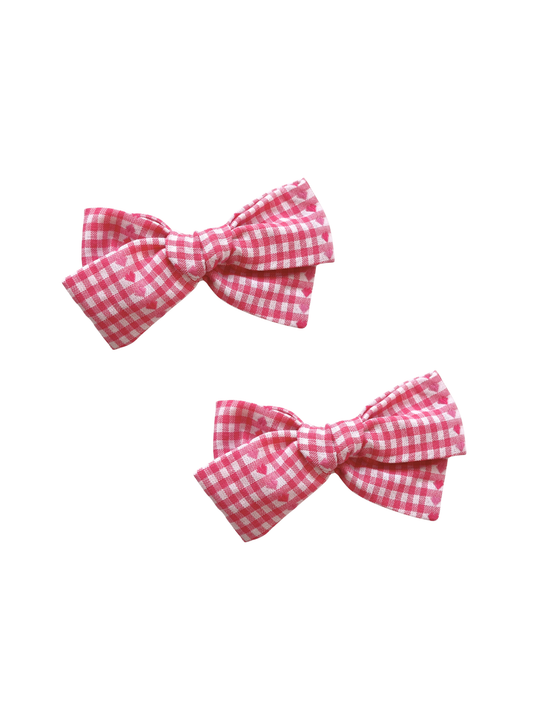 Kokardki serduszka little love - 2pack
