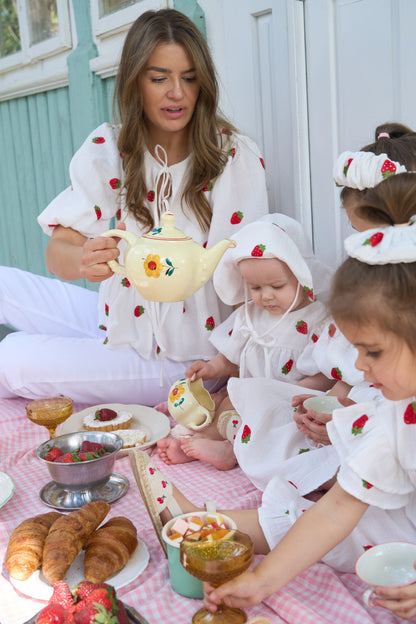 MAMA koszula z baskinką strawberry 🍓