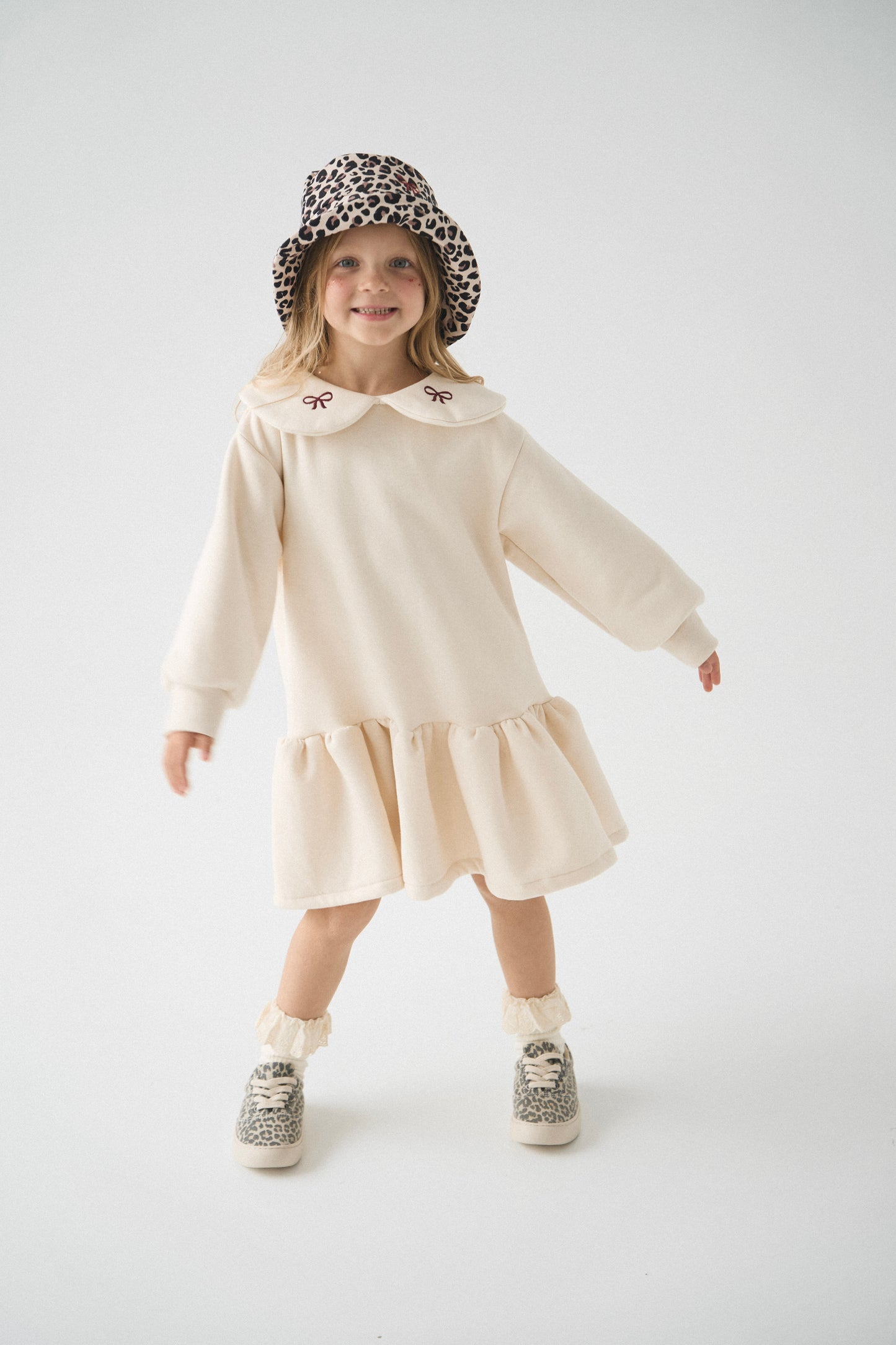 Sukienka z kokardkami - trzy kolory