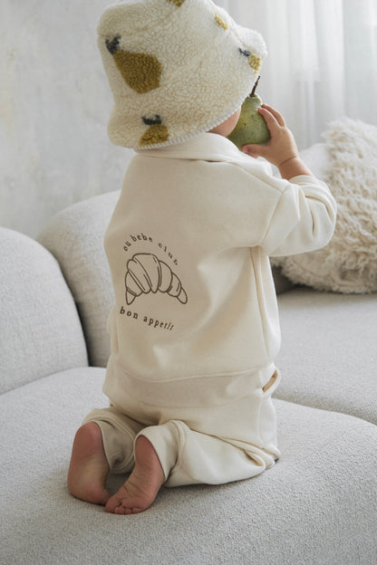 Dres z logo - kremowy