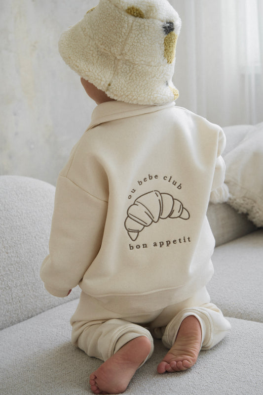 Dres z logo - kremowy