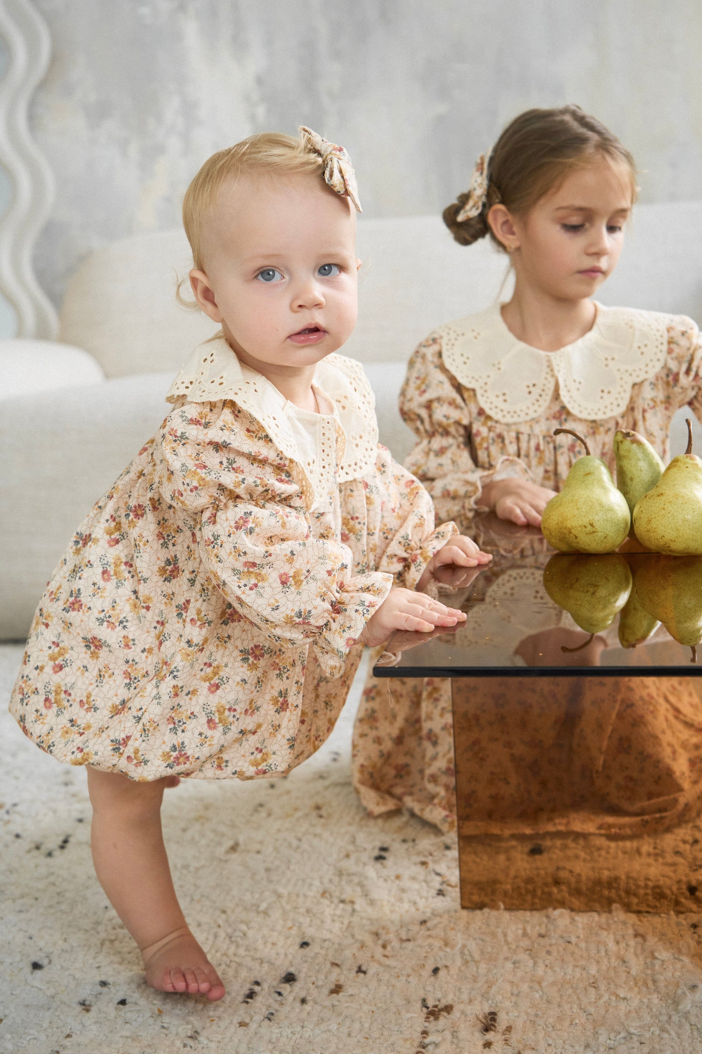 Rampers w kwiatuszki - 2 kolory