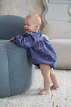Vichy lace rompers