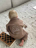 Dres z logo - karmelowy