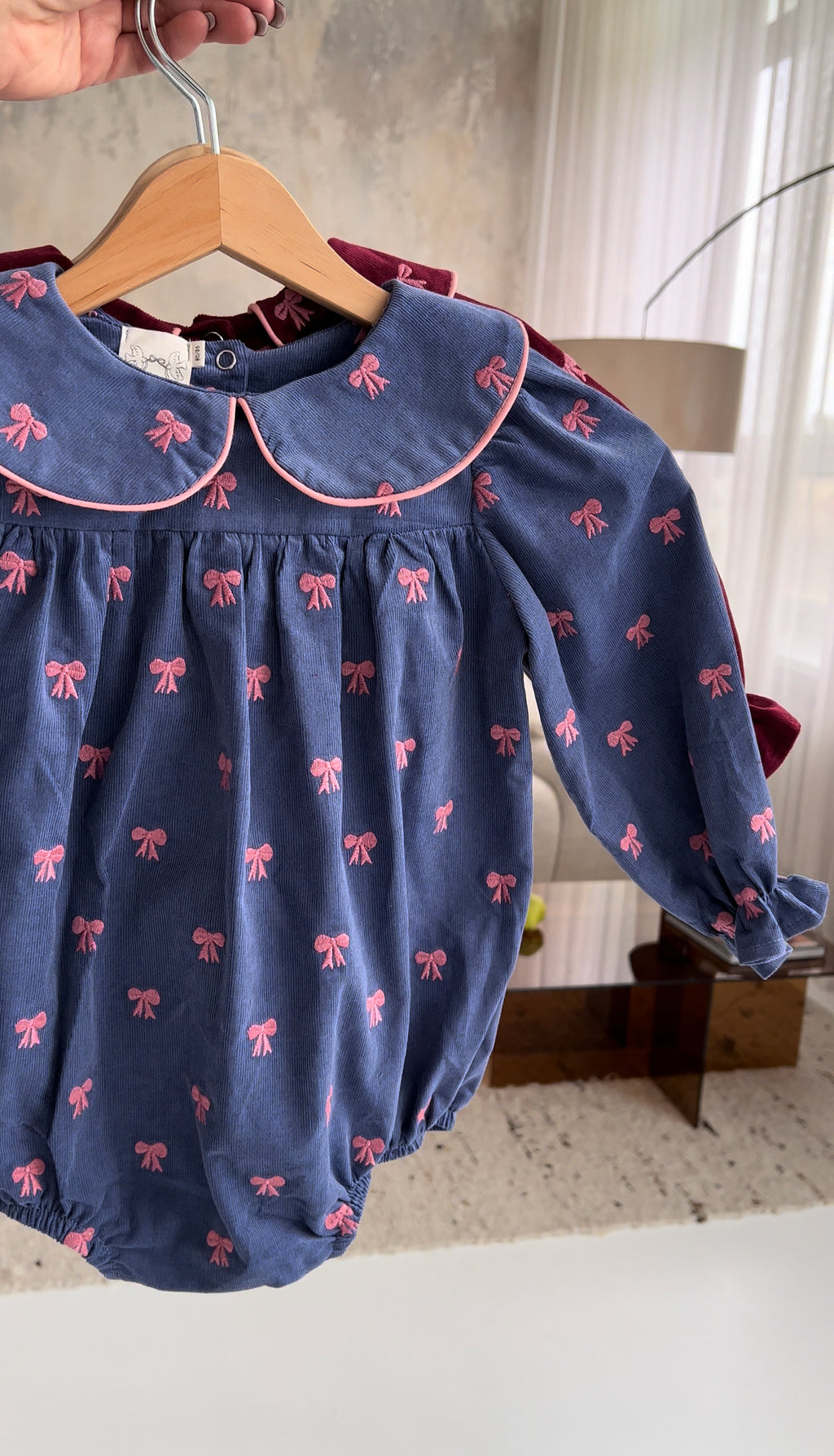 Vichy lace rompers