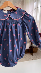 Vichy lace rompers