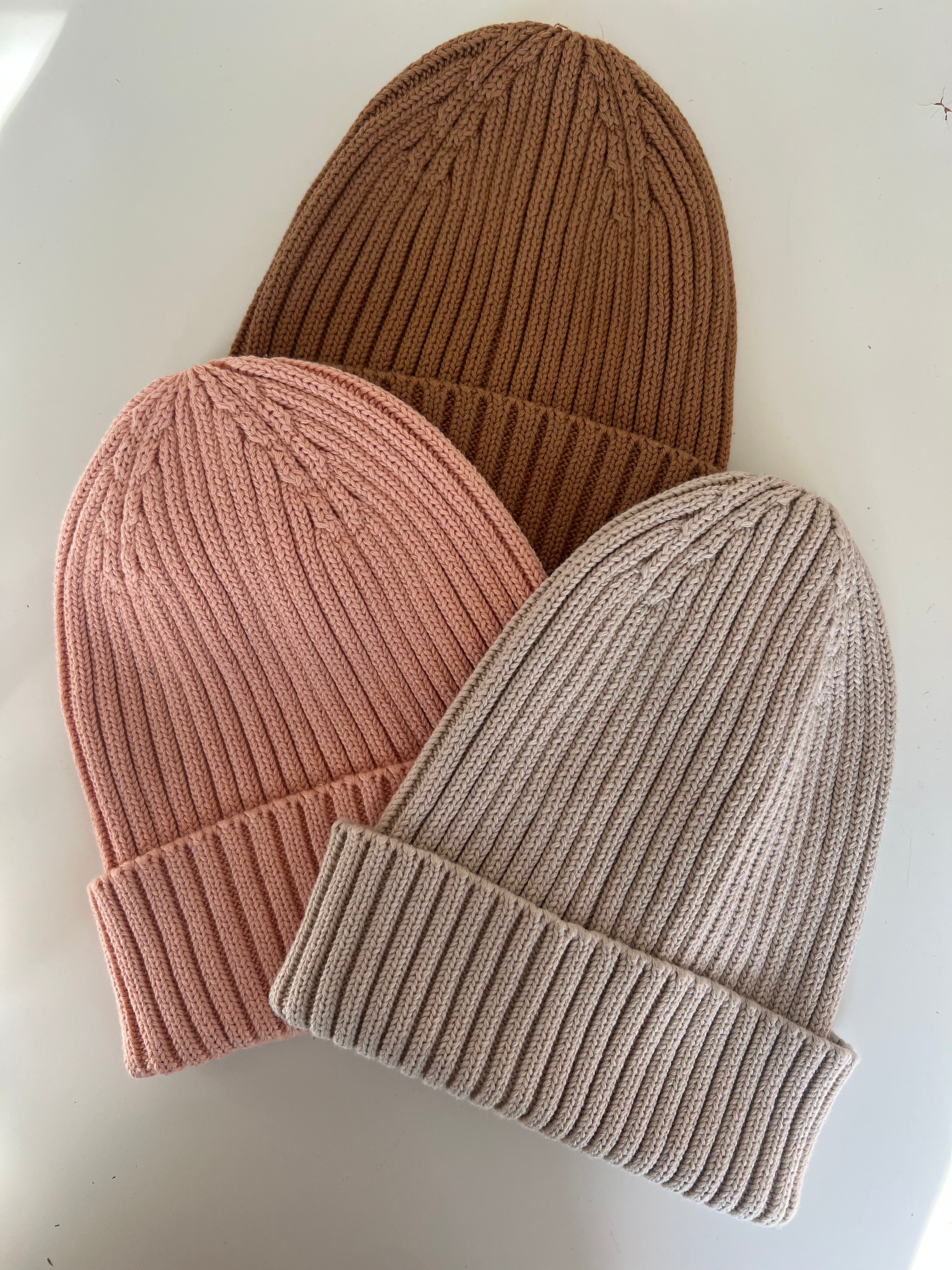 Czapka beanie 100% bawełna