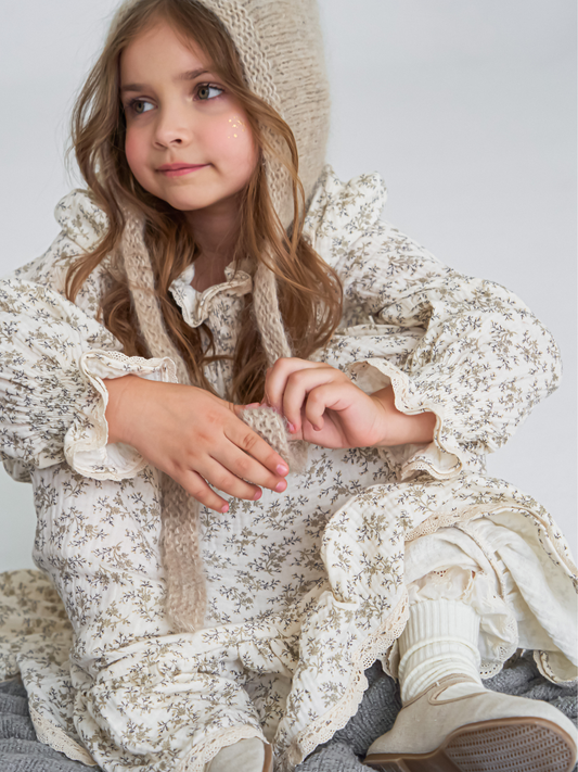 Sukienka z marszczeniem vintage meadow