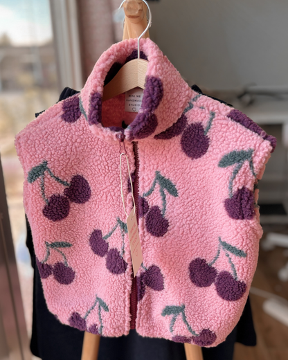 Kamizelka teddy chèrie pink