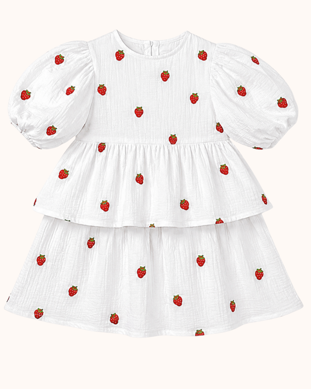 Sukienka z rozkloszowanym dołem strawberry 🍓