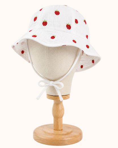 Kapelusz muślinowy strawberry 🍓