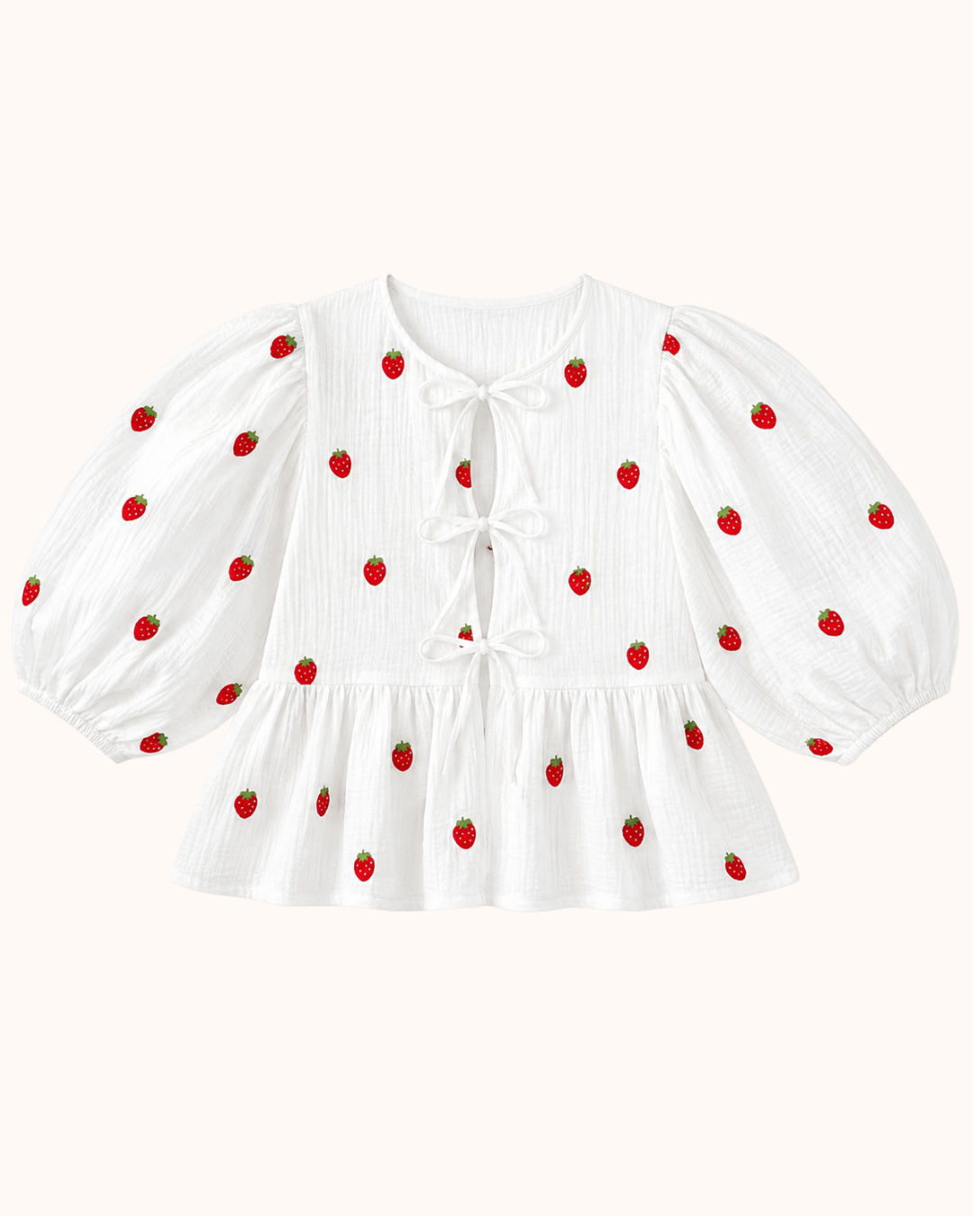 MAMA koszula z baskinką strawberry 🍓